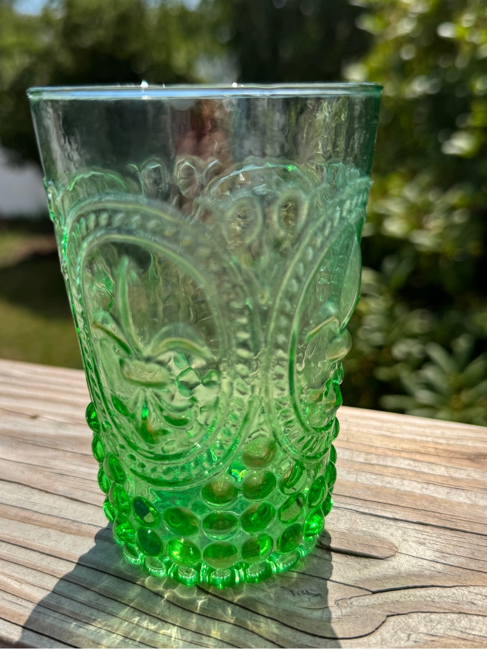 Anthropologie Fleur-de-Lis Tumbler